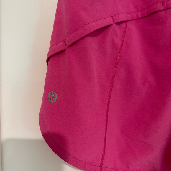 Sonic Pink Lululemon Speed Up High-Rise Lined Short 4” - size 8 - Picture 4 of 10
